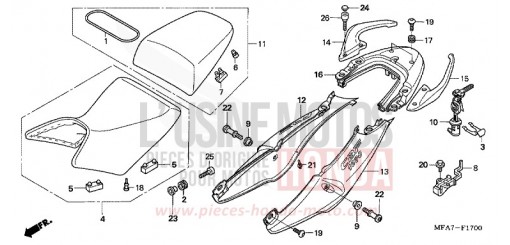 SEAT/SEAT COWL CBF10006 de 2006